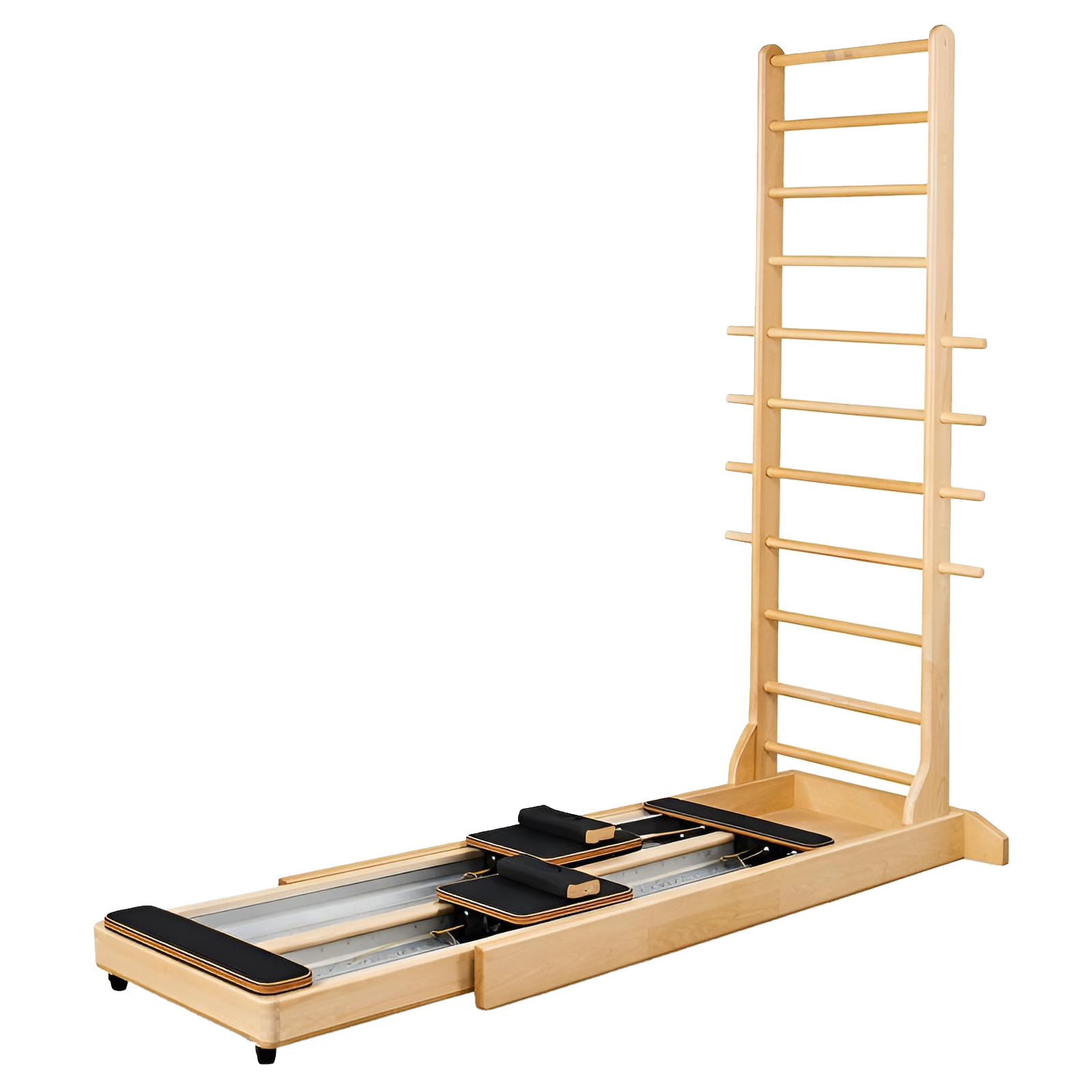 Unité Murale Pilates en Bois de Chêne – Usage Maison & Studio | Harmonia