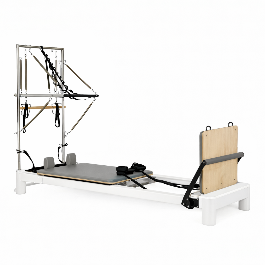 Reformer Pilates Demi-Tour en Aluminium – Usage Maison & Studio | Signature – Image 24