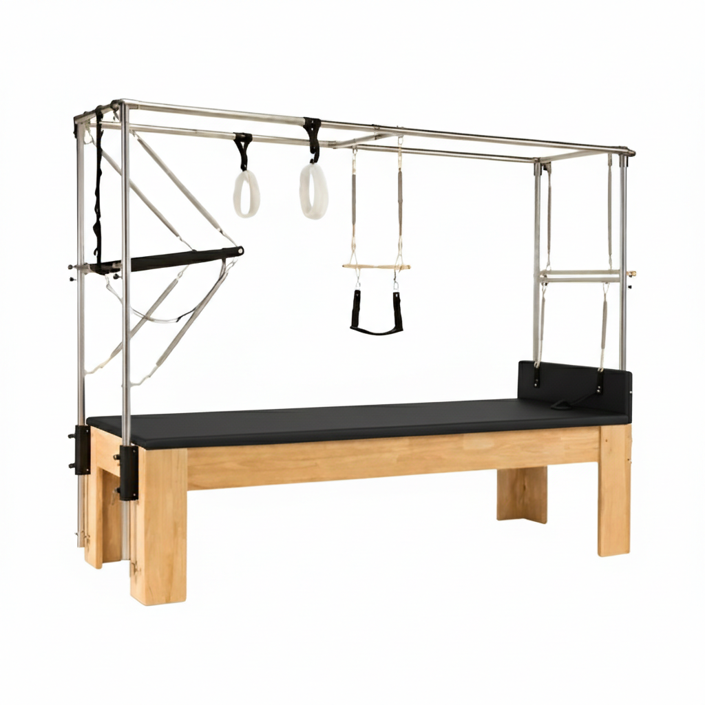 Cadillac Pilates avec Trapèze en Bois de Chêne – Usage Maison & Studio | Harmonia