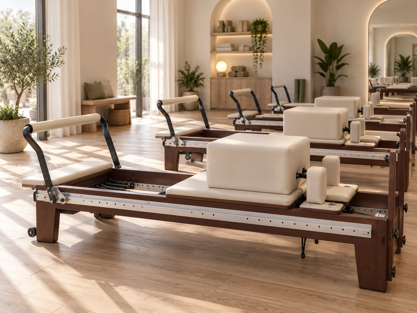Ausgestattetes Pilates-Studio